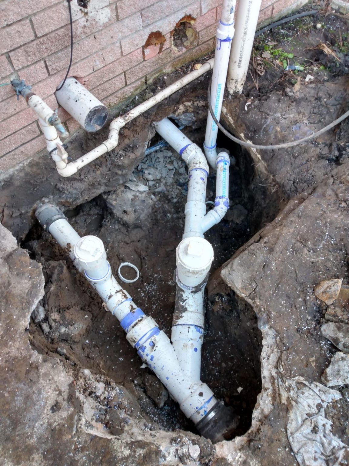 Sewer line work - GEI Plumbing Services